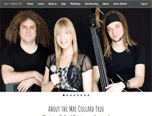 Tablet Screenshot of maecollardtrio.com.au